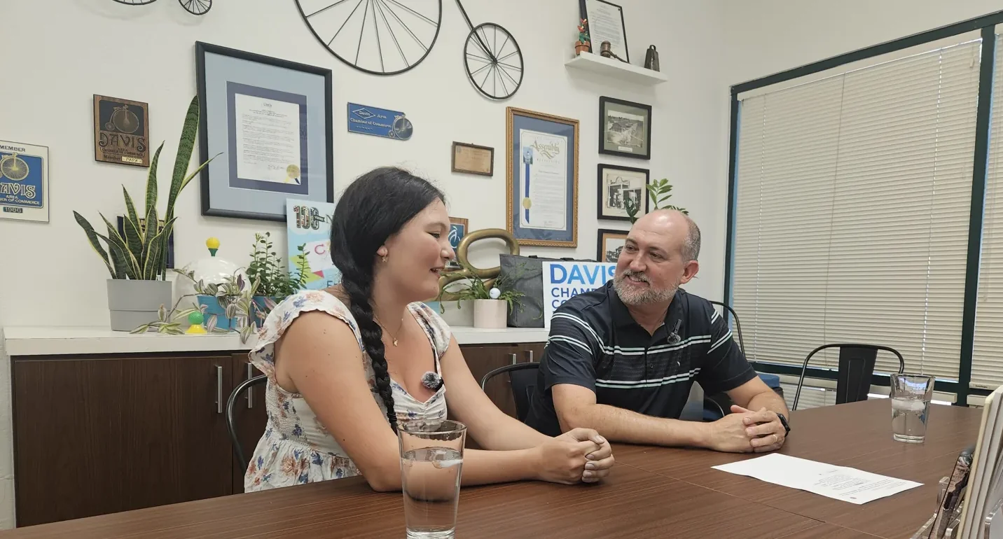 Interviewing our scholarship winner
